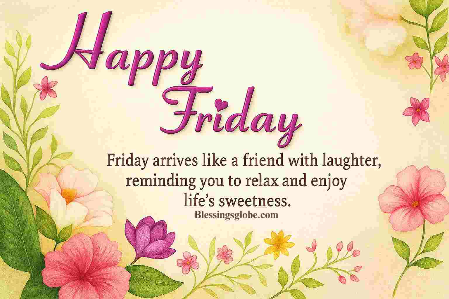 150+ Beautiful Friday Blessings with Images for Joy and Peace